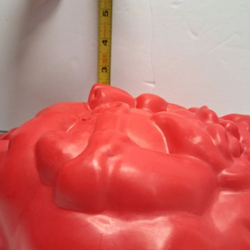 Christmas Holiday Entertain Santa Claus Gelatin Mold Plastic Tall Red 11